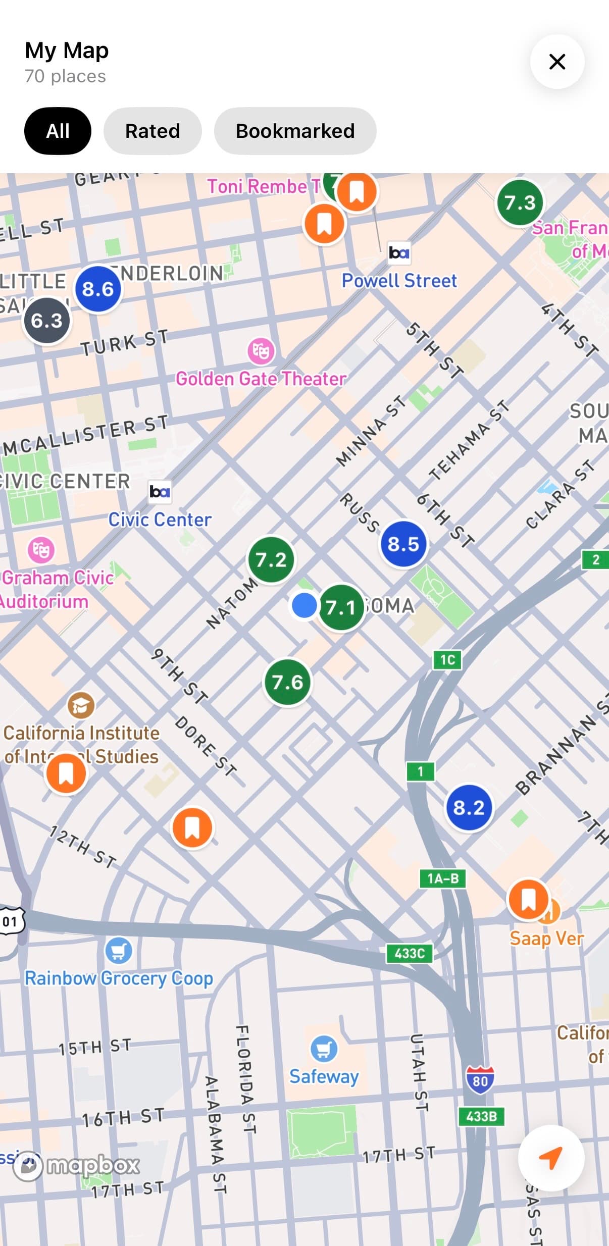 tummi map screen